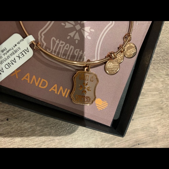 Alex and Ani Unity is Strength Bracelet - Picture 3 of 5